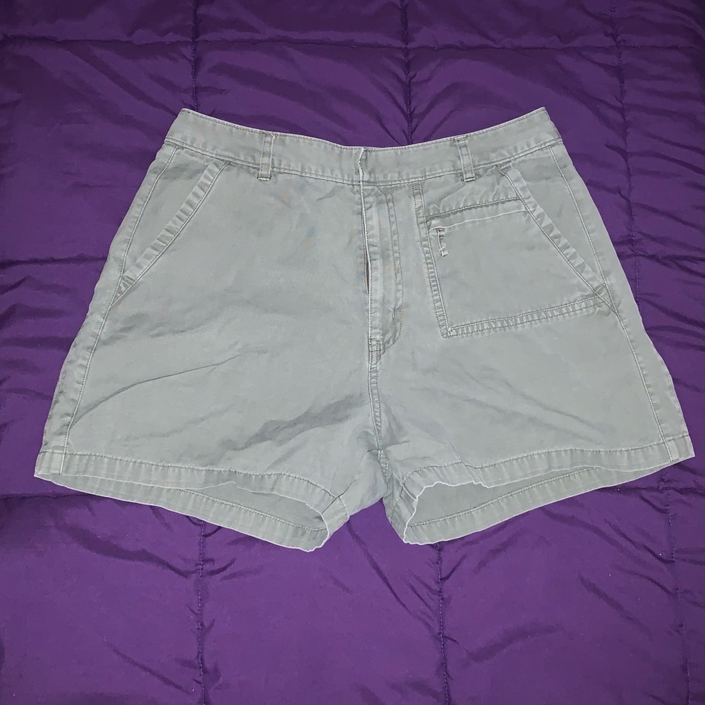 Fashion Bug Army Green Shorts Size 14